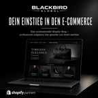 Fertiger Shopify Store – Black Bird Setup